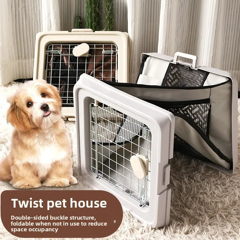 Jaula plegable Oxford para perros y gatos - Transpirable y resistente - imagen 2