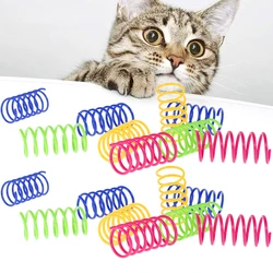 Juguete resorte interactivo para gatos – Muelle colorido seguro