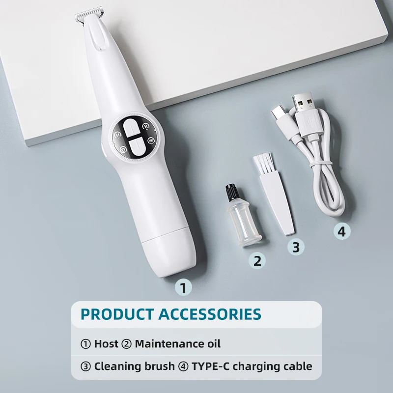 Nuevo Recortador de garras para perros, recortador de pelo para mascotas totalmente impermeable con luz LED, recortador para perros con pantalla LED - imagen 5