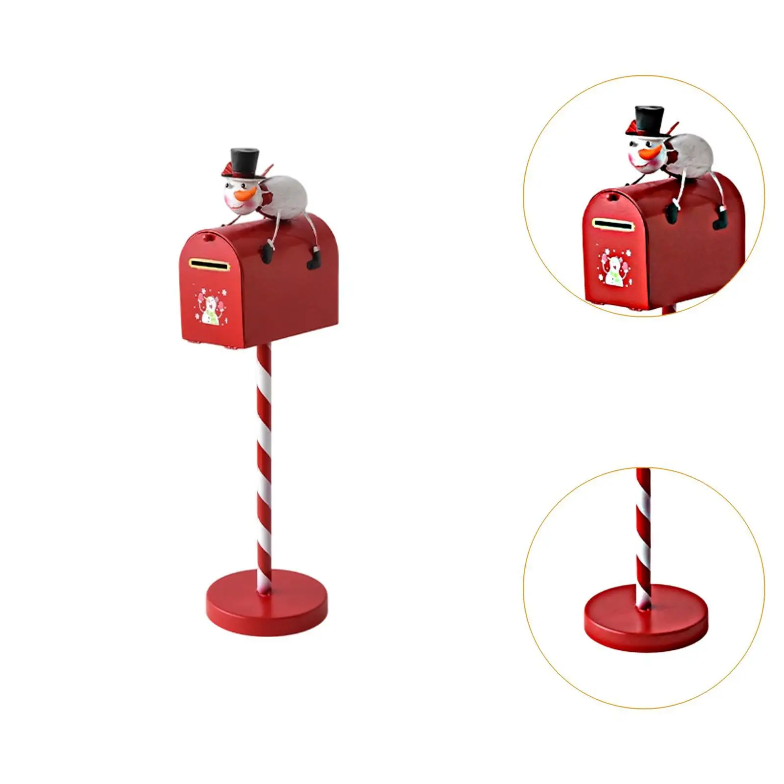 Christmas Mailbox Decoration, Iron Ornament, Housewarming Gift, Christmas