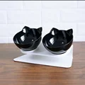 U-shaped black bowl