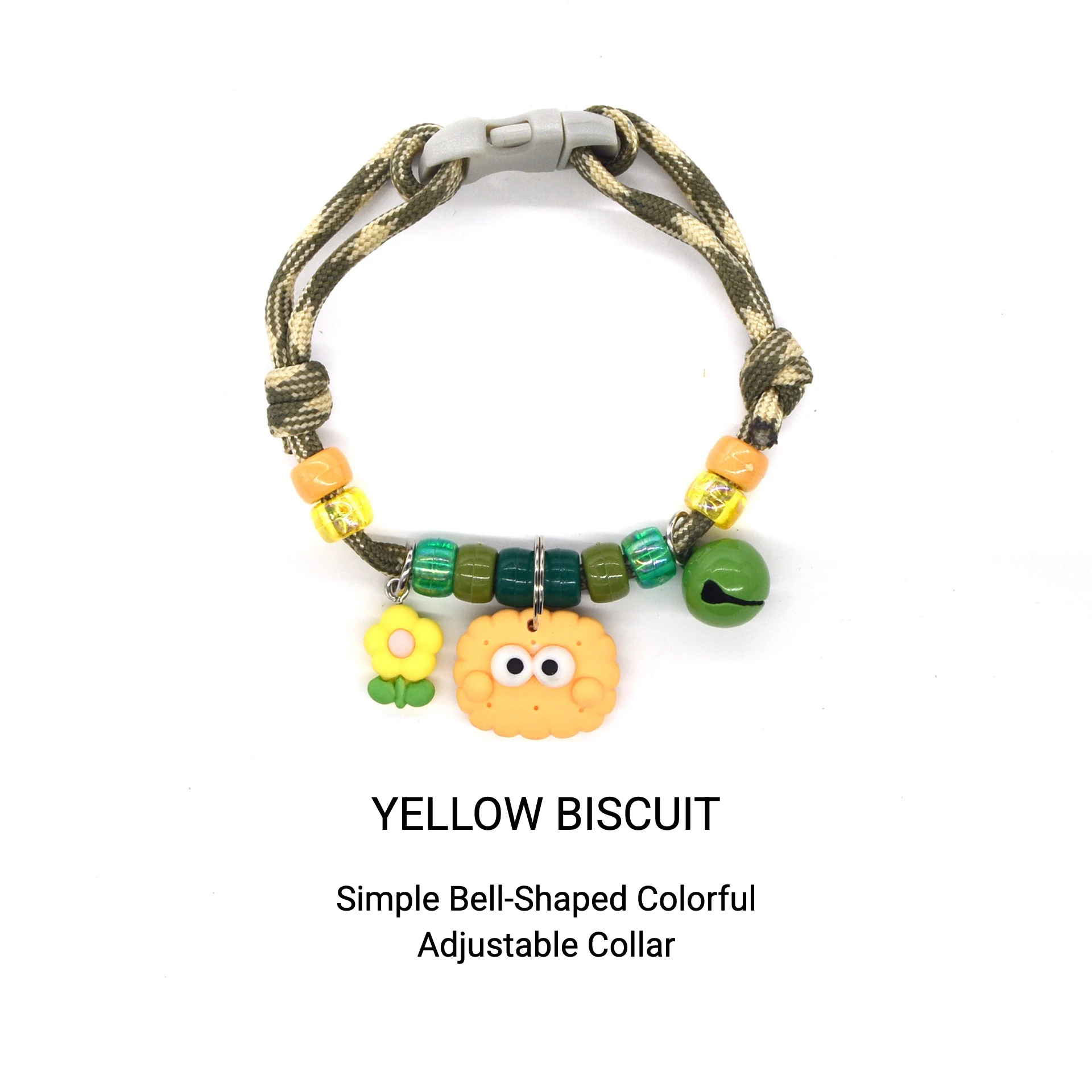 Collar para gatos y perros con estampado de pata, ajustable y campana - imagen 3