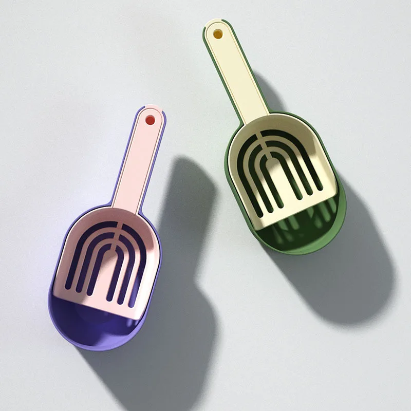 Pala para arena para gatos, caja de arena para gatos autolimpiante, pala para arena para gatitos, bandeja para arena, pala para caca, suministros para gatos - imagen 3