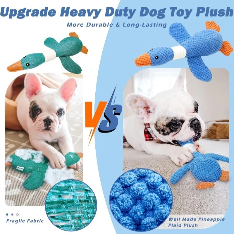 Juguete mordedor chirriante para perros y gatos - Peluche interactivo - imagen 4