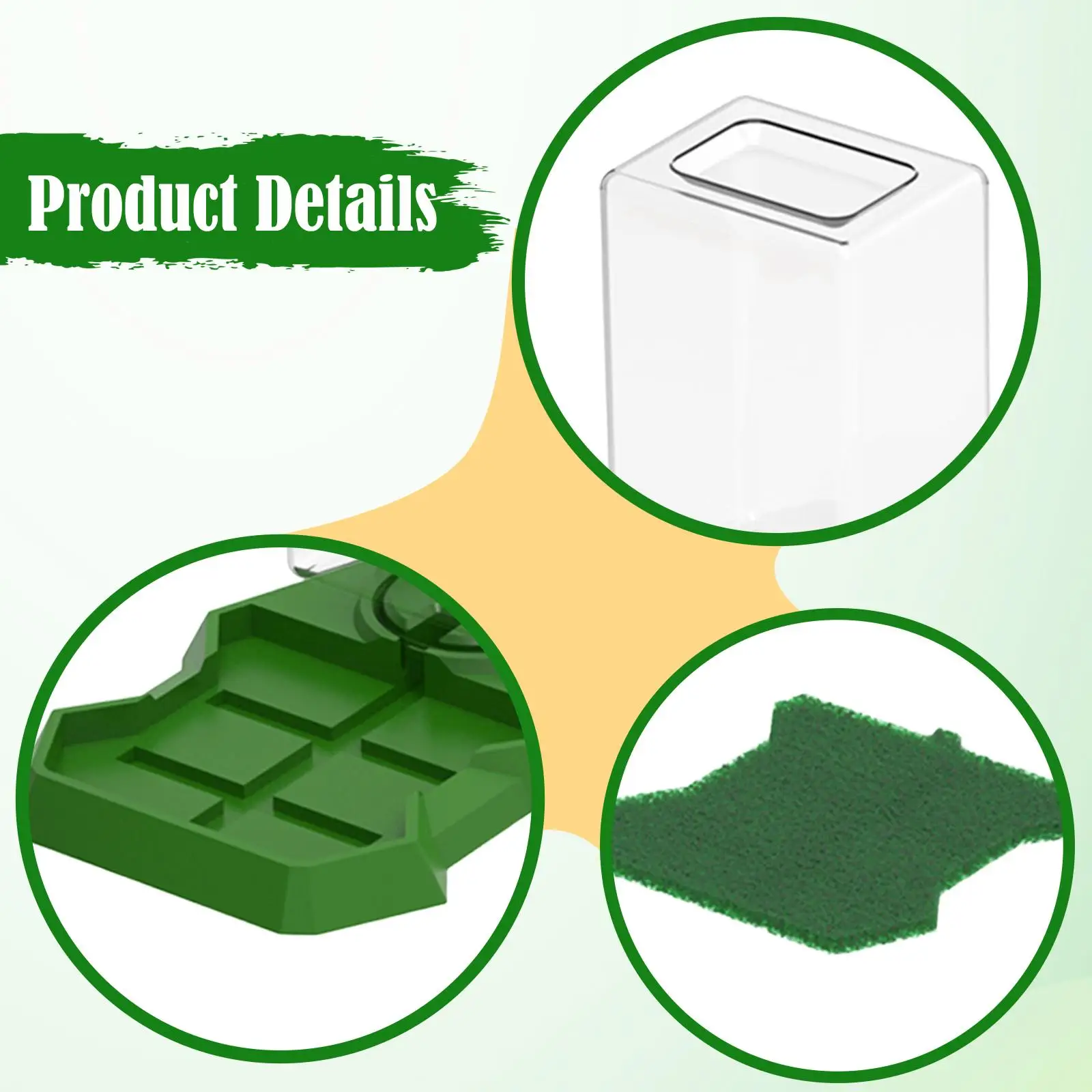 Dispensador de agua para reptiles, botella dispensadora de tortuga, comedero, agua, comida de tortuga y tazón de agua para dragón barbudo Geckos - imagen 5