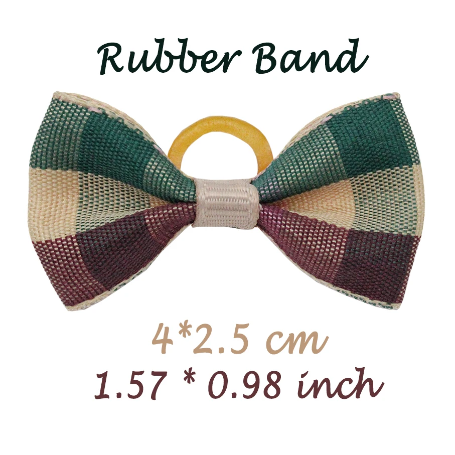 Lazos para el pelo de gato y perro, horquillas de goma para el cuidado del cabello, pinzas decorativas para el pelo, accesorios para perros pequeños, 50/100 piezas - imagen 2