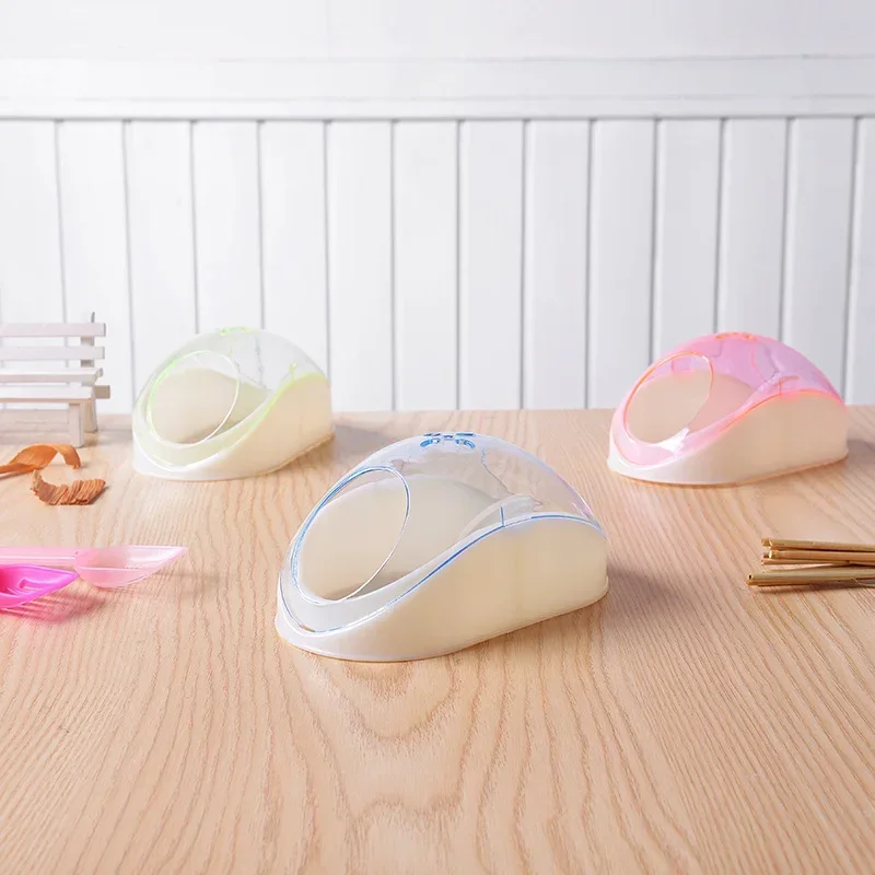 Baño lindo limpieza hámster arena pala creativa hámster baño con contenedor arena suministros para mascotas baño - imagen 3