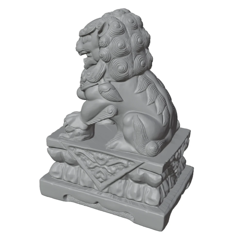 Figura de resina sin colorear para juegos de mesa gatos y perros - imagen 2