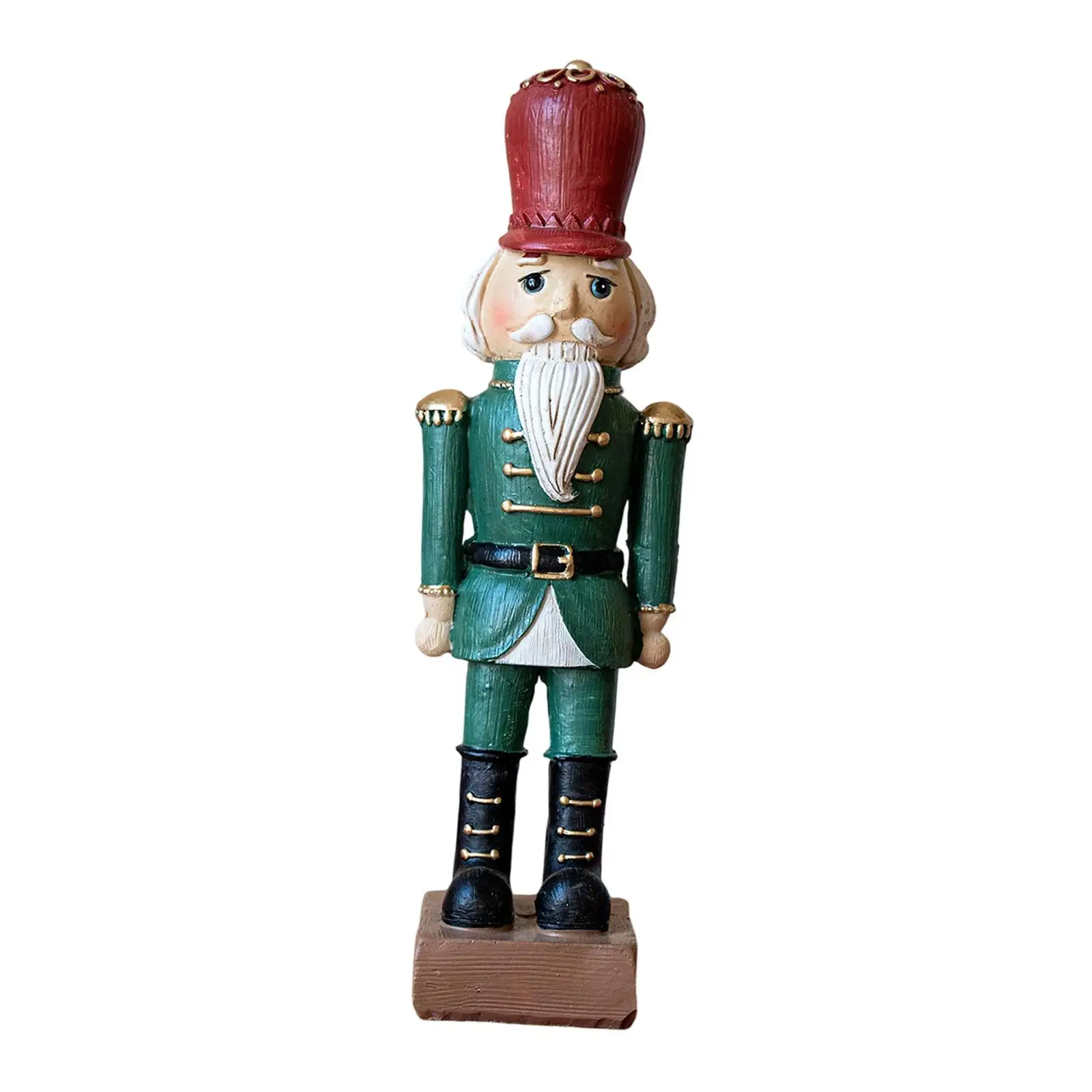 Christmas Nutcracker Figure Nutcracker Figure Decor Crafts Traditional Decorative Tabletop Figurine for Dorm Fireplace Table