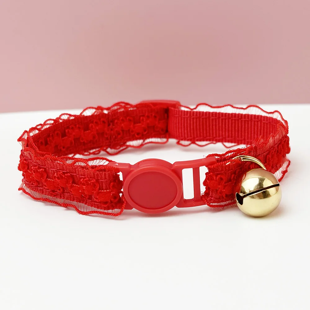 Collar de seguridad ajustable para gatos, collar de encaje para mascotas, evita que los gatos se asfiquen - imagen 2