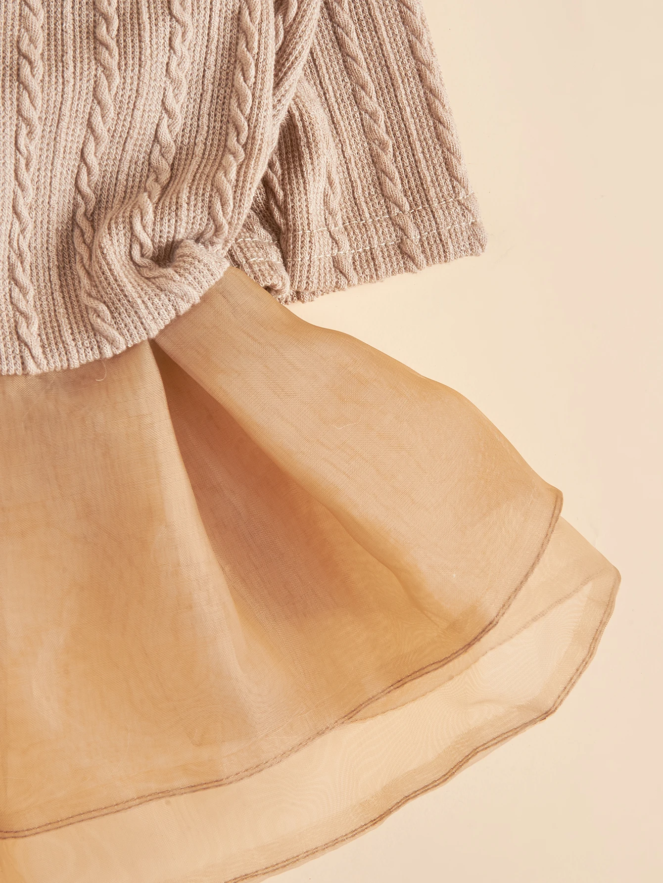 Vestido de tutú para perros pequeños, disfraz cálido de punto para cachorros con tul, ropa para mascotas, ropa para perros y gatos, uso diario - imagen 5