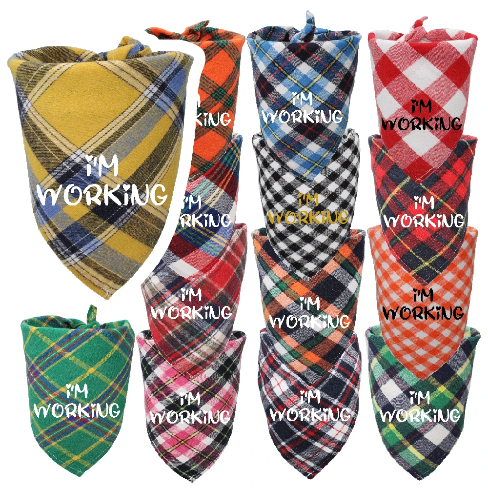 Bandanas de algodón para perro y gato, babero Triangular, bufanda de cuello, accesorio para cachorro, regalo de cumpleaños