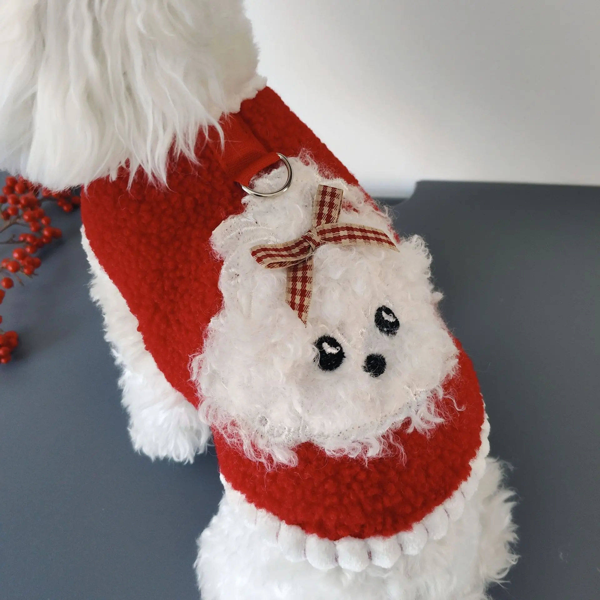 Chaleco de invierno afelpado para perros pequeños, cachorros y gatos - imagen 4