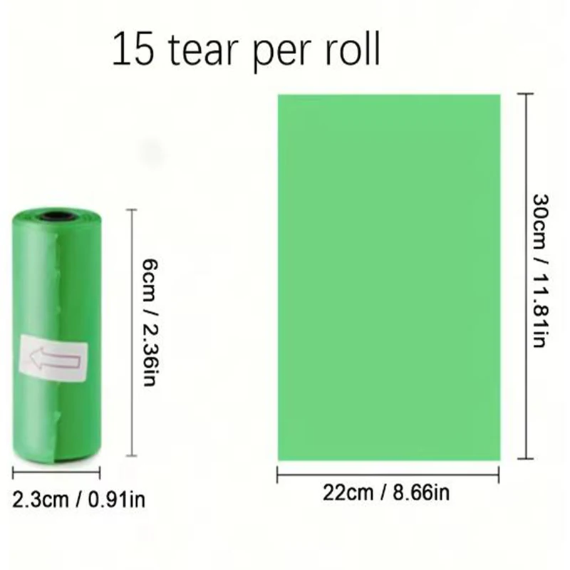 Bolsas para recoger excrementos de perro – Pack rollo - imagen 2