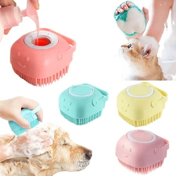 Cepillo masajeador de burbujas silicone para perros y gatos - Baño