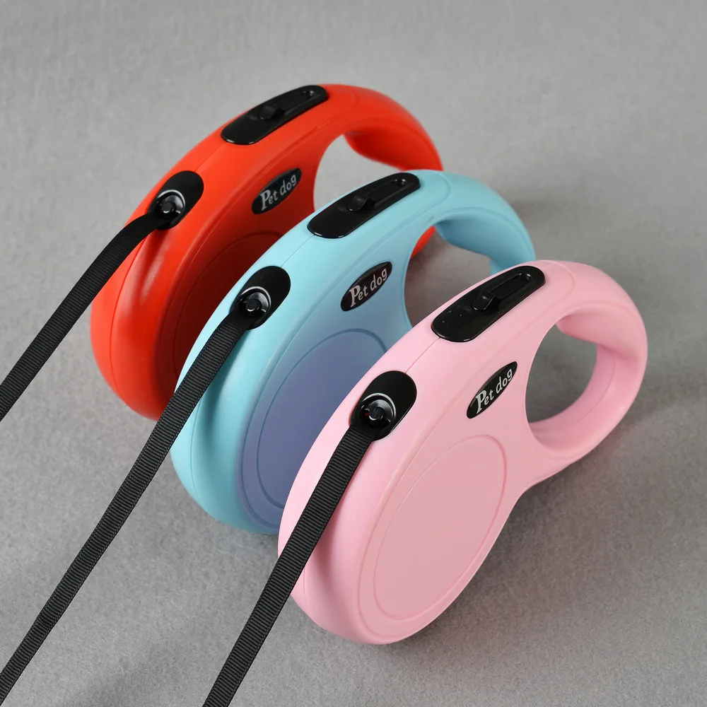 Correa retráctil automática para mascotas, nailon duradero, perros pequeños y medianos, correa para caminar, cuerdas de plomo, suministros, 3M - imagen 5