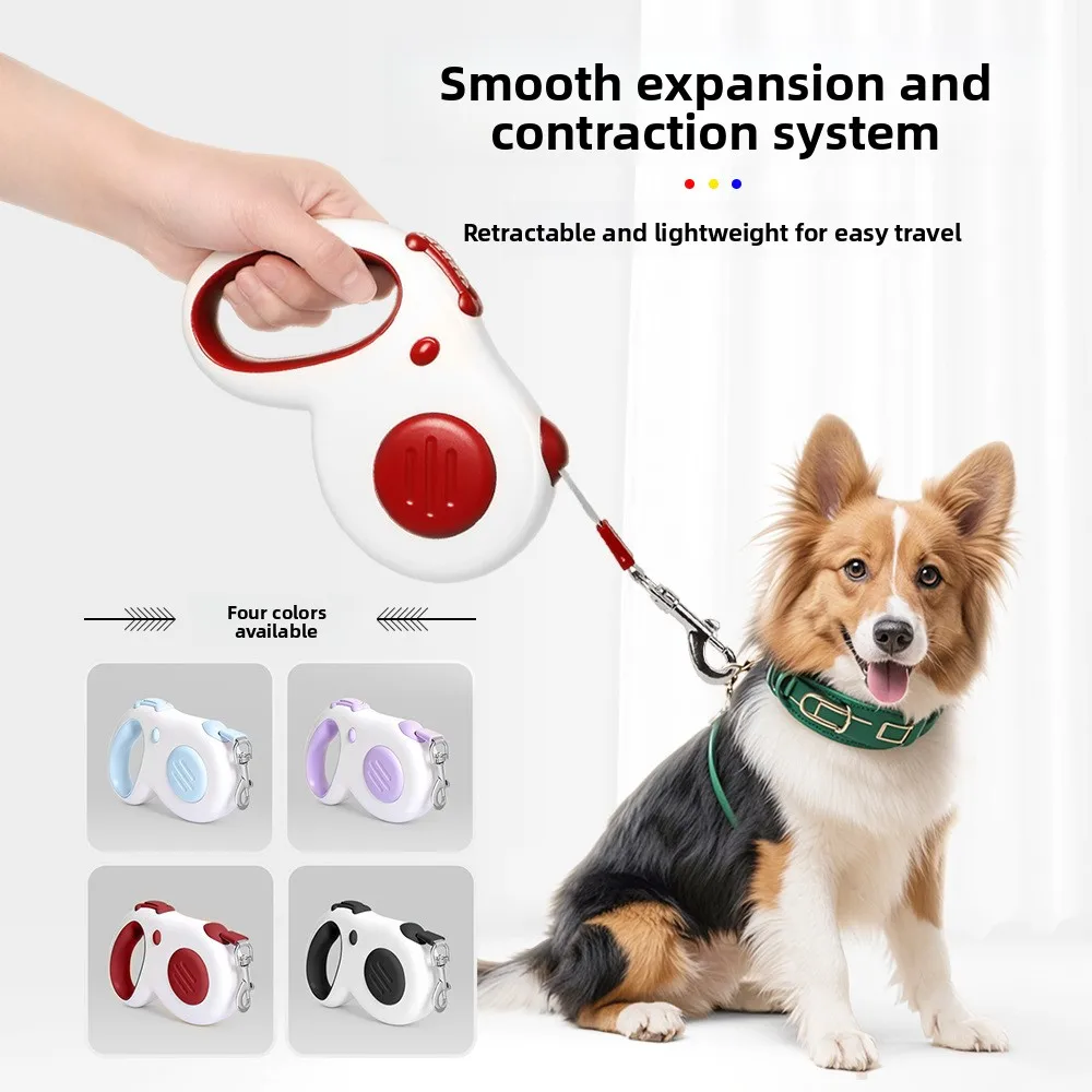 Correa retráctil extensible para perros – Automática para paseo