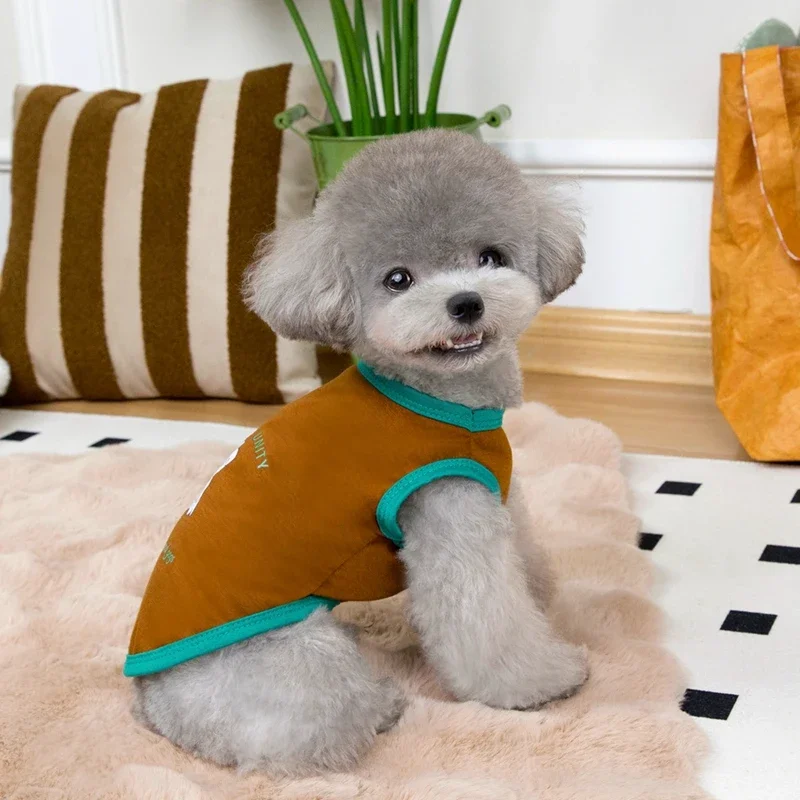 Dog Shirts Pet Clothes with Cute Pattern Summer Pet T Shirts Cool Puppy Vest Breathable Dog Outfit for Chihuahua Bulldog