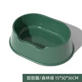 Round dark green