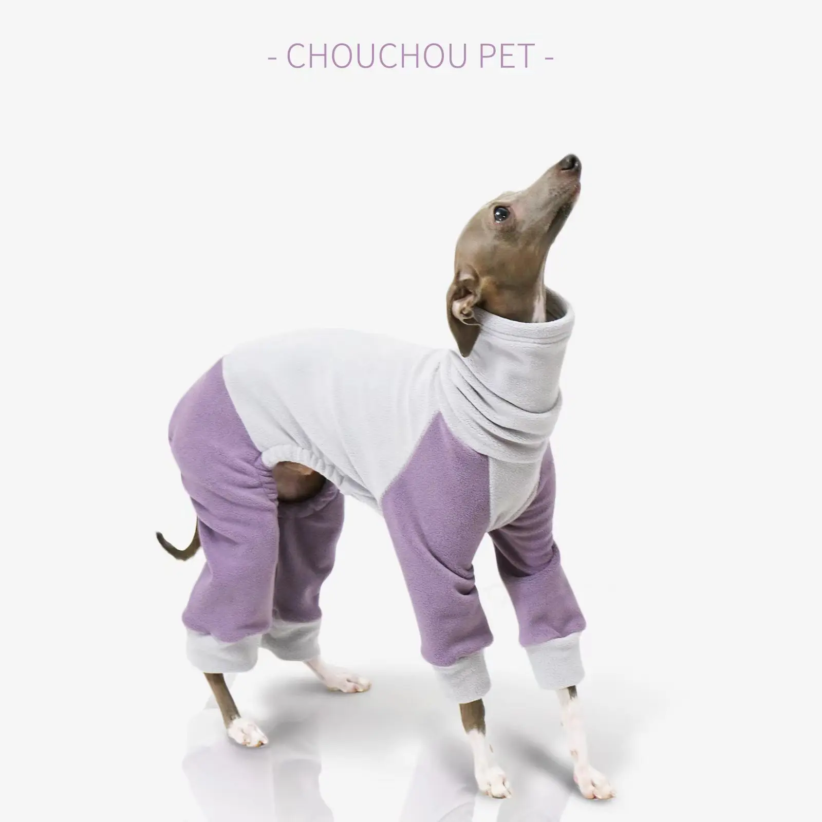 Iggy-ropa de cuello alto para mascotas, ropa de Galgo, empalme elástico suave, ropa de cuatro patas