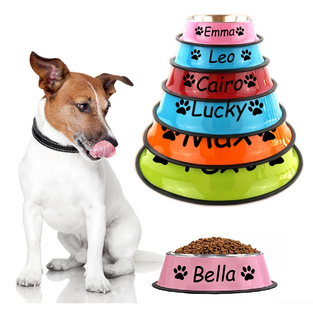 Comedero y bebedero acero inoxidable antideslizante para perros y gatos - imagen 4