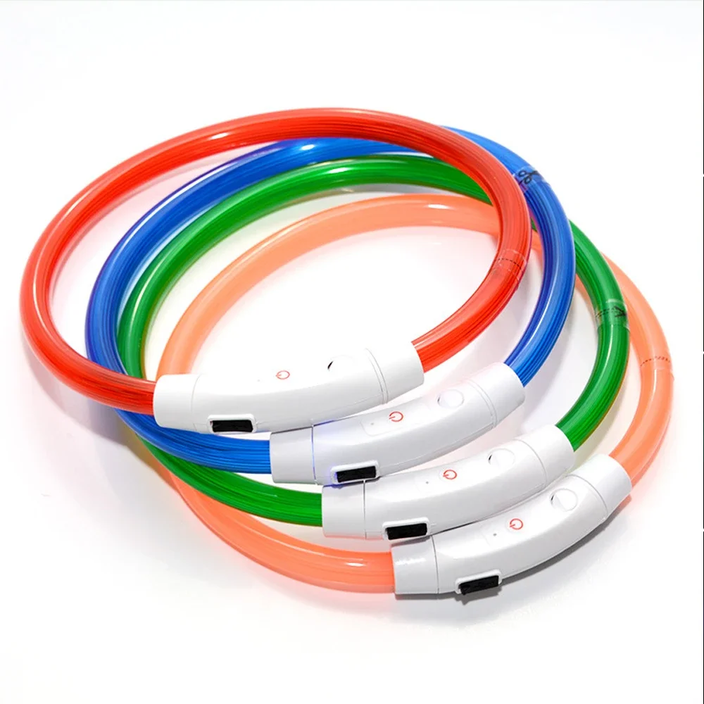 Collar Led para perro, Collar luminoso Usb para perro y gato, 3 modos, luz Led brillante, prevención de pérdida, Collar LED para perros, accesorios para perros y mascotas - imagen 4