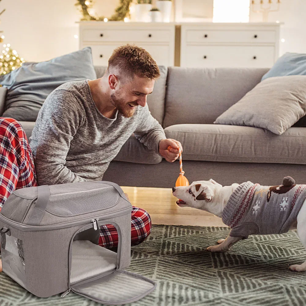 Mochila transportín para gato, grande y desmontable - imagen 3