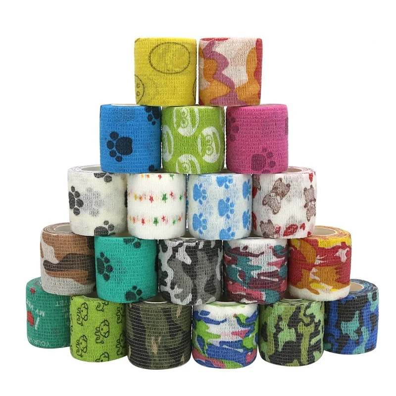 Vendaje elástico autoadhesivo, cinta cohesiva, envoltura veterinaria para perros, gatos, caballos, animales de compañía, esguinces de tobillo - imagen 2