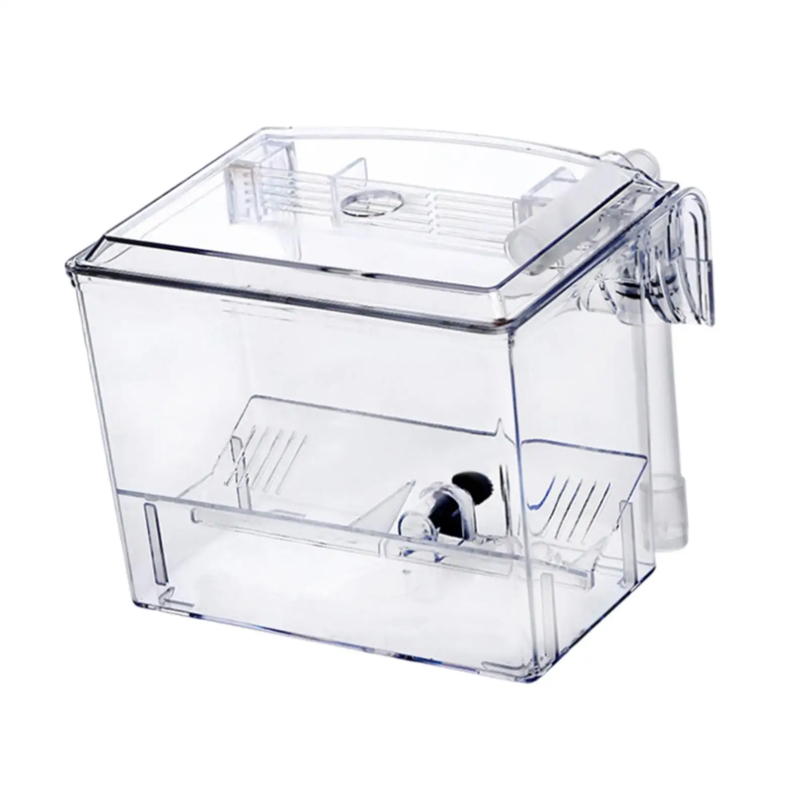 Fish Breeding Box Separation Box Easy to Install Acrylic Versatile Hanging Hatching Box Breeding Hatchery House for Aquarium