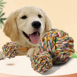 Pelota de cuerda resistente para perros – Mordida y entrenamiento