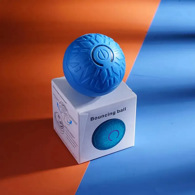 Bola de brinquedo para cachorro inteligente - Bola quicando automática recarregável USB para brincar interativo de animais de estimação mãos-livres - imagen 2