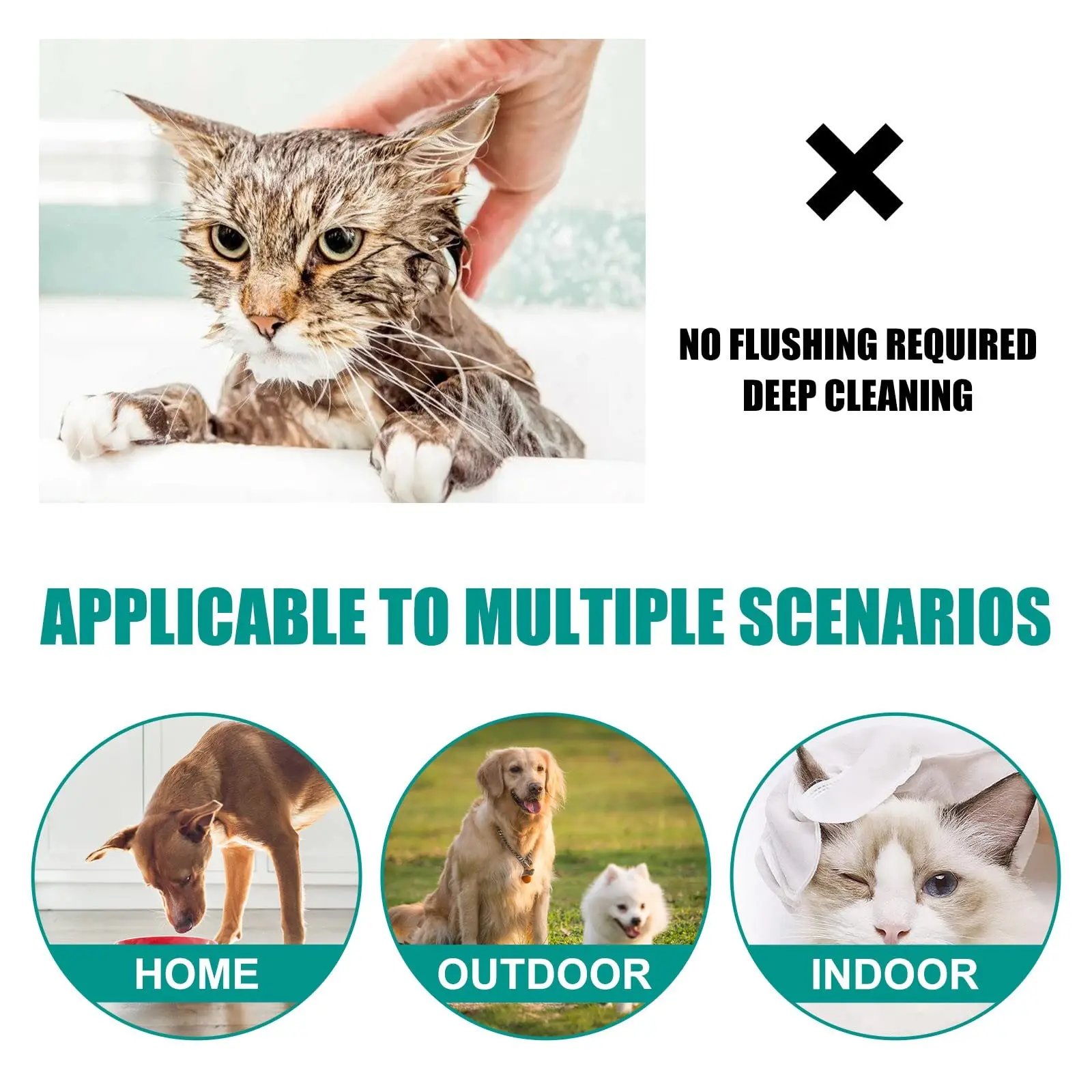 Suministros para mascotas, guantes para gatos y perros, baño y aseo, fácil de usar, secado suave, toallitas ideales para mascotas - imagen 3