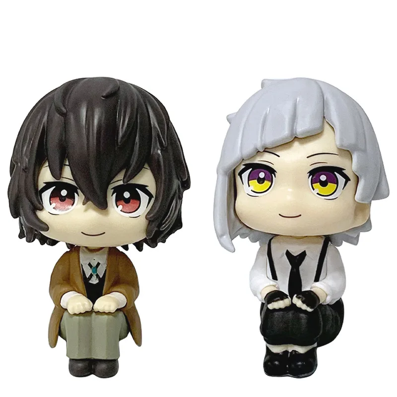 Figura Bungou Stray Dogs 10 cm - Atsushi Nakajima y Dazai Osamu (PVC) - imagen 2