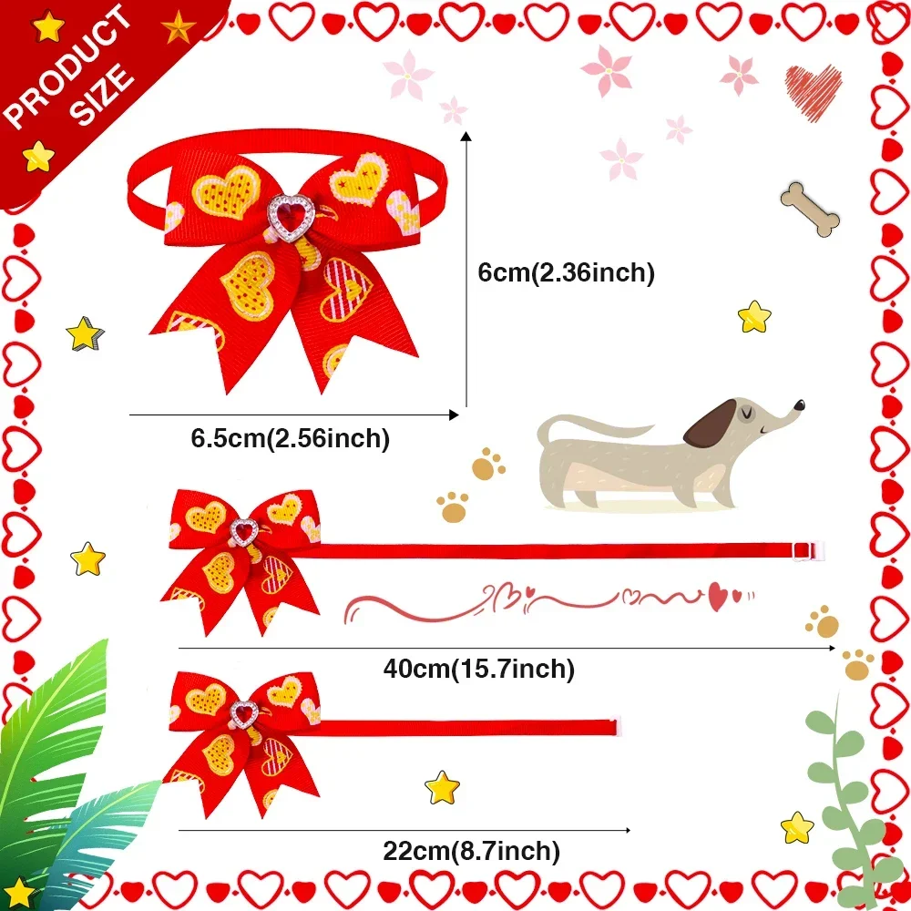 Pajarita para perro pequeño – Accesorio Día de San Valentín - imagen 2