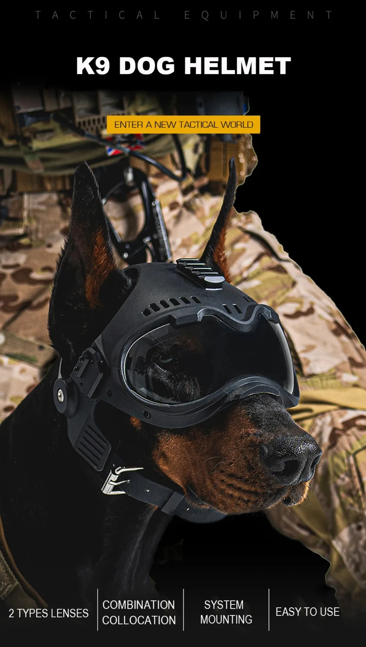 Casco táctico ATUBAN en operación