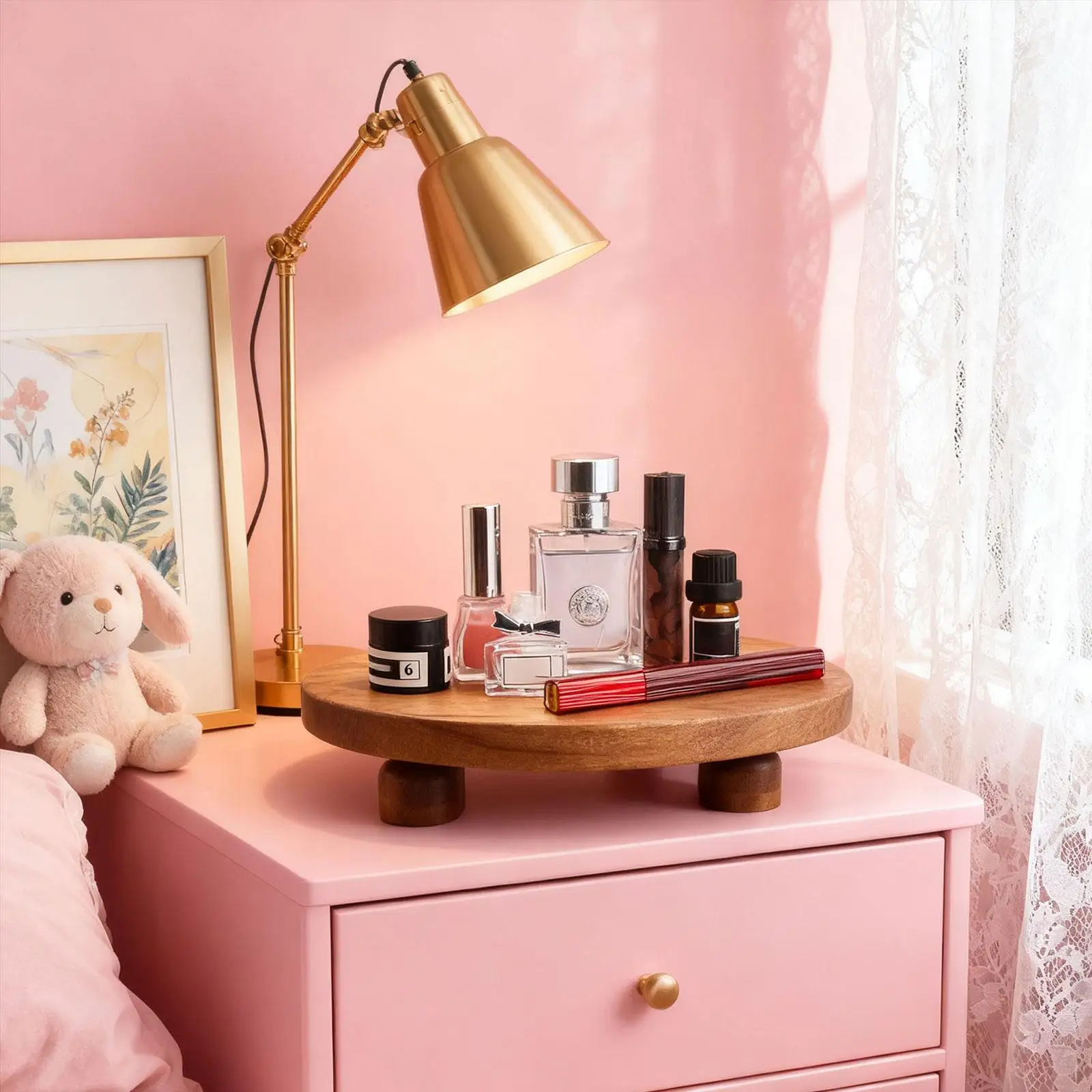 Soporte de madera para plantas, estante creativo para plantas, soporte para maceta, estante para macetas para oficina, planta en maceta, esquina exterior