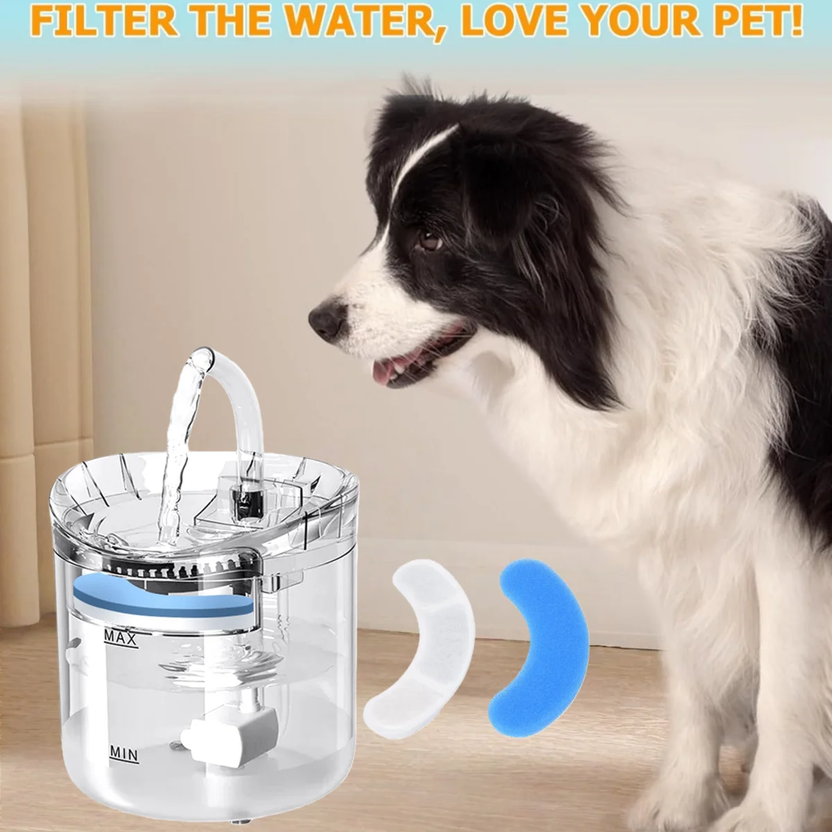 Filtro de repuesto para fuente de agua para gatos y perros - imagen 2