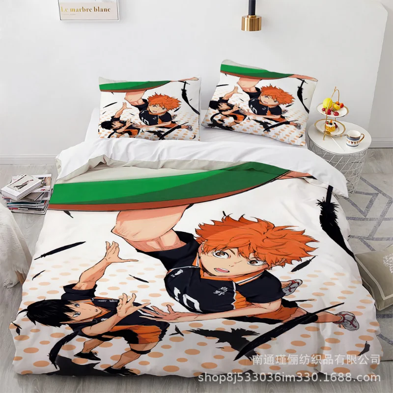 Cama acolchada para gatos y perros – Diseño voleibol Haikyuu - imagen 5