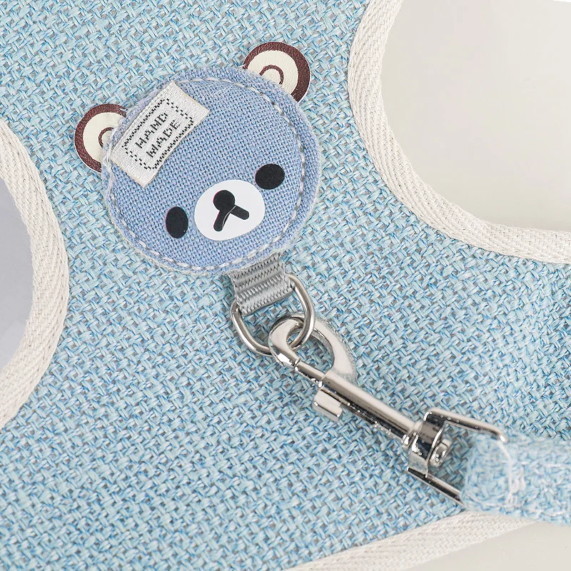 1/Set de arnés para perros pequeños, arnés y correa ajustables para perros, gatitos y gatos, Collar para perros y gatos, accesorios para perros y gatos - imagen 3