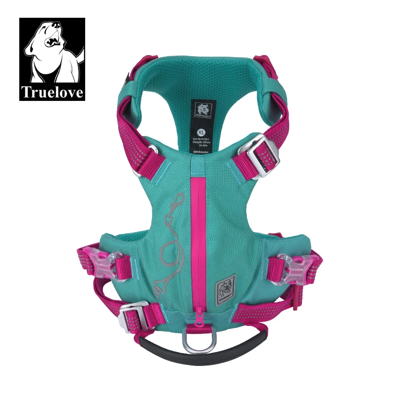 TRUELOVE-arnés a prueba de Escape con bolsillo con cremallera, chaleco táctico para perros y mochila militar de entrenamiento de fácil Control YH1811