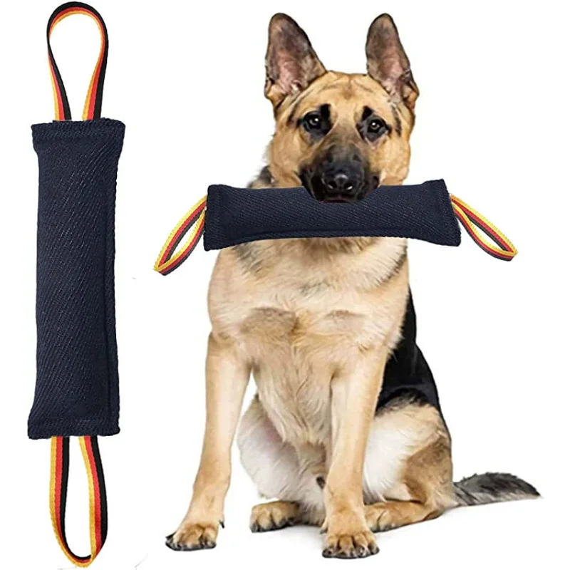 Palo de mordida para perros de entrenamiento, juguete interactivo de remolque de guerra para mascotas, molienda de dientes de perro, juguete duradero, suministros de adiestramiento al aire libre para mascotas - imagen 4