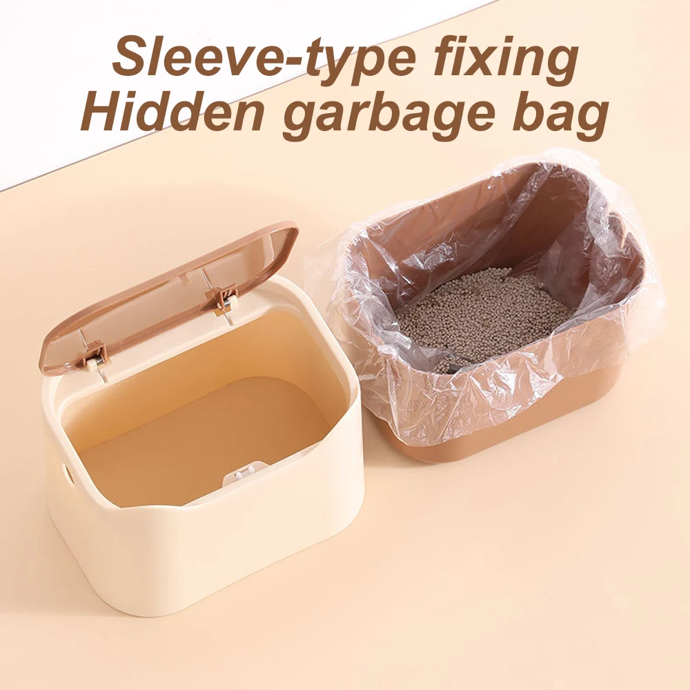 Caja de arena para gatos, colcha portátil, extraíble, completamente cerrada, orinal, inodoro para conejos, gatos medianos y grandes, animales pequeños - imagen 3