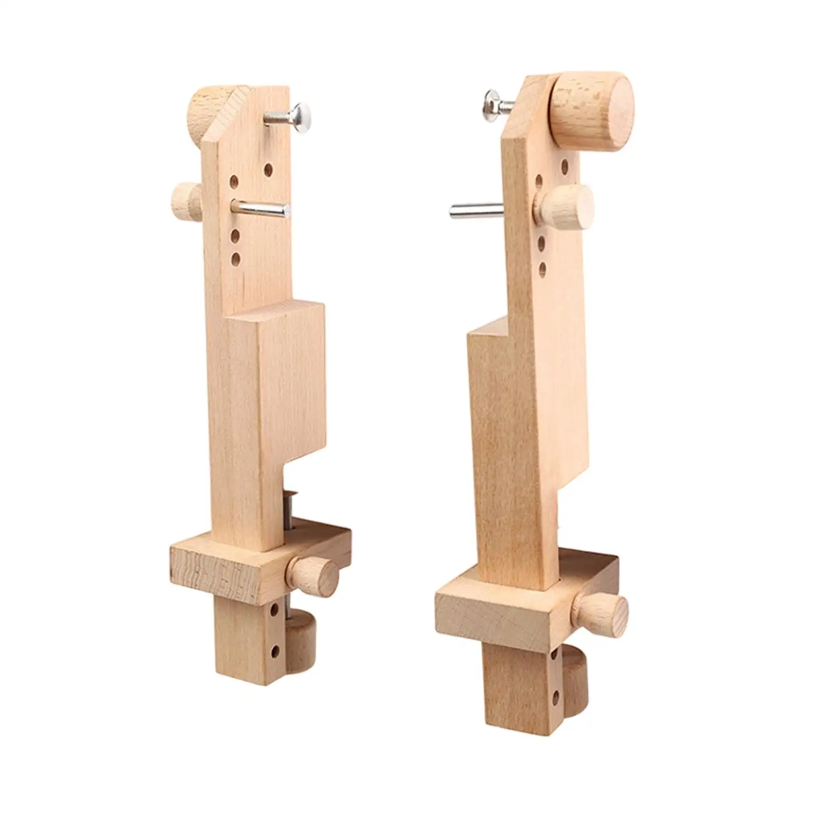 Estante de punto de cruz de escritorio, soporte de aro de bordado, accesorio de costura artesanal, marco de madera resistente para costura casera - imagen 2