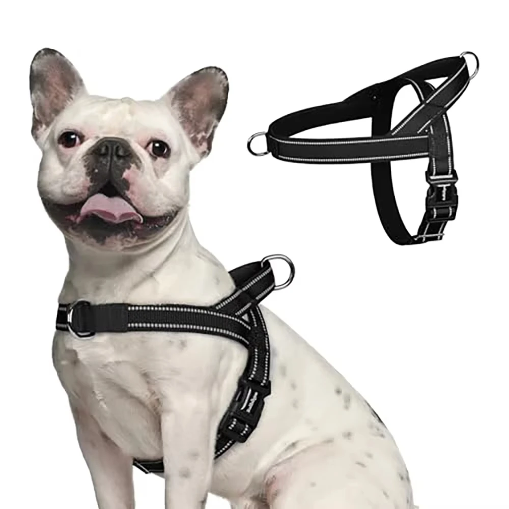 Arnés reflectante para perros pequeños, medianos y grandes, chaleco sin tirar, correa para el pecho, suministros de accesorios para mascotas - imagen 5