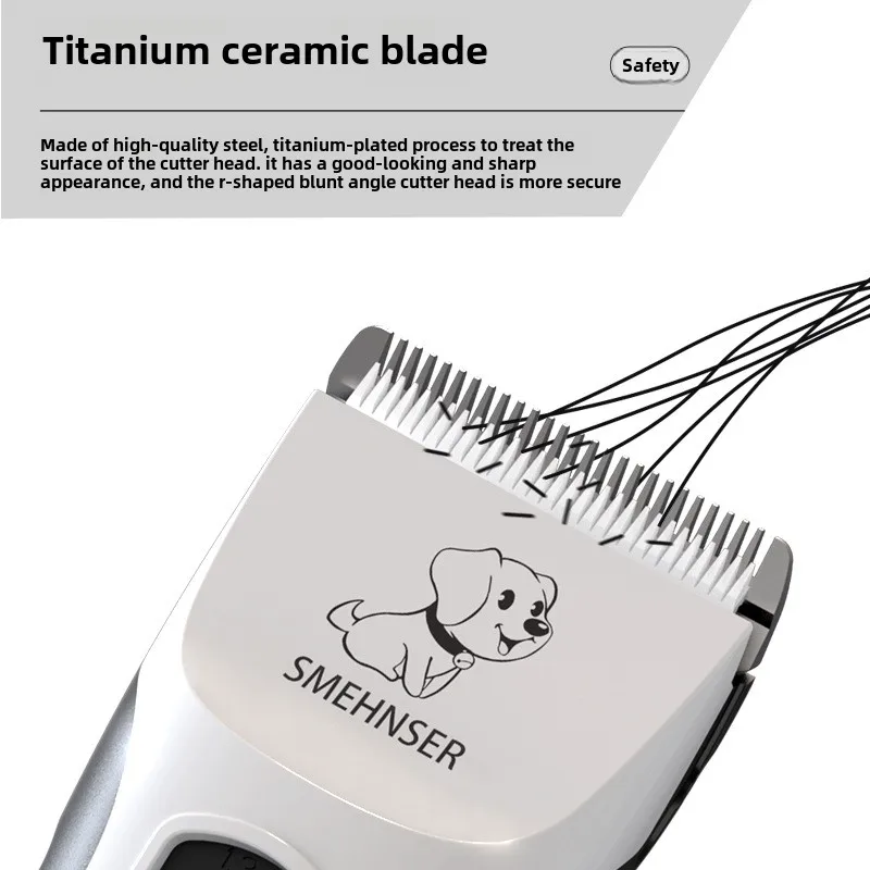 Cortaúñas eléctricas para mascotas, Afeitadora de pelo para perros y gatos, tijeras de pelo recargables, Kit de productos de limpieza para mascotas, suministros de aseo para perros, accesorios