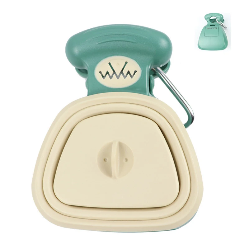 Recogedor de inodoro para mascotas, bolsa plegable para residuos de perros, recogedor de basura con asa plegable, recogedor de excrementos para cachorros, Herramientas de limpieza convenientes - imagen 4