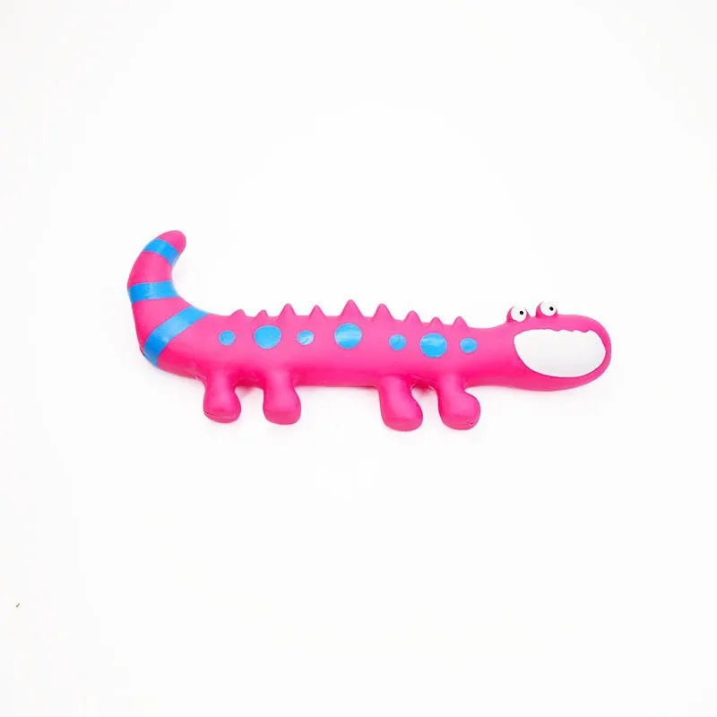 Juguete látex con forma de camaleón para perro resistente a mordidas - imagen 3