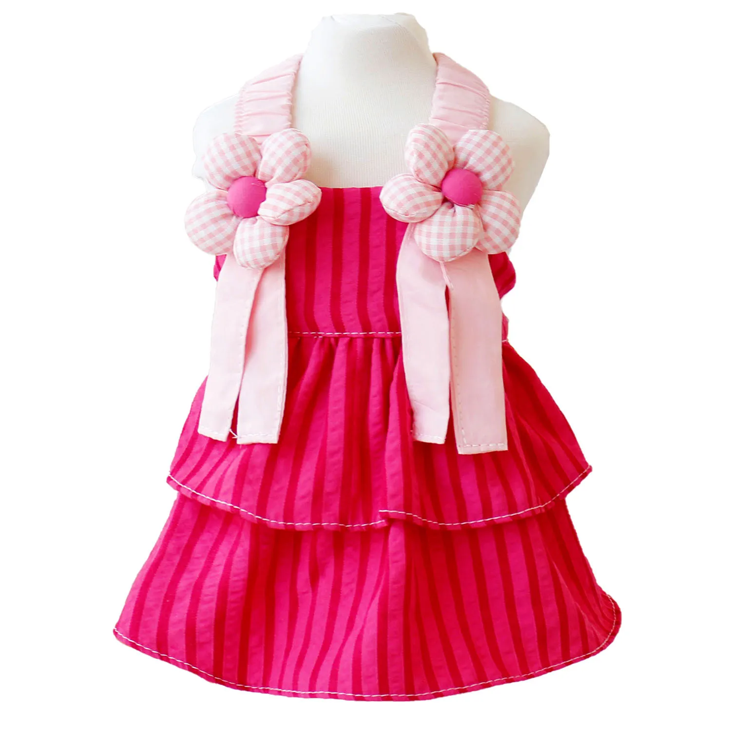 Lindos vestidos florales para mascotas estilo Sling para perros y gatos, modelo fino de primavera y verano, Ideal para Teddy Bichon para perros pequeños - imagen 5