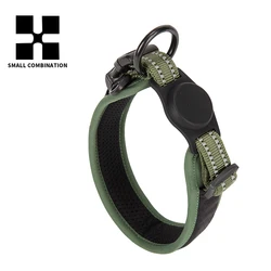 Collar reflectante para perros pequeños y medianos con funda Airtag