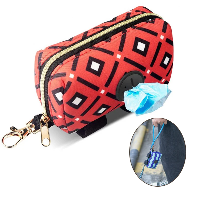 Portabolsas para perro de lona con dispensador integrado de bolsas - imagen 2